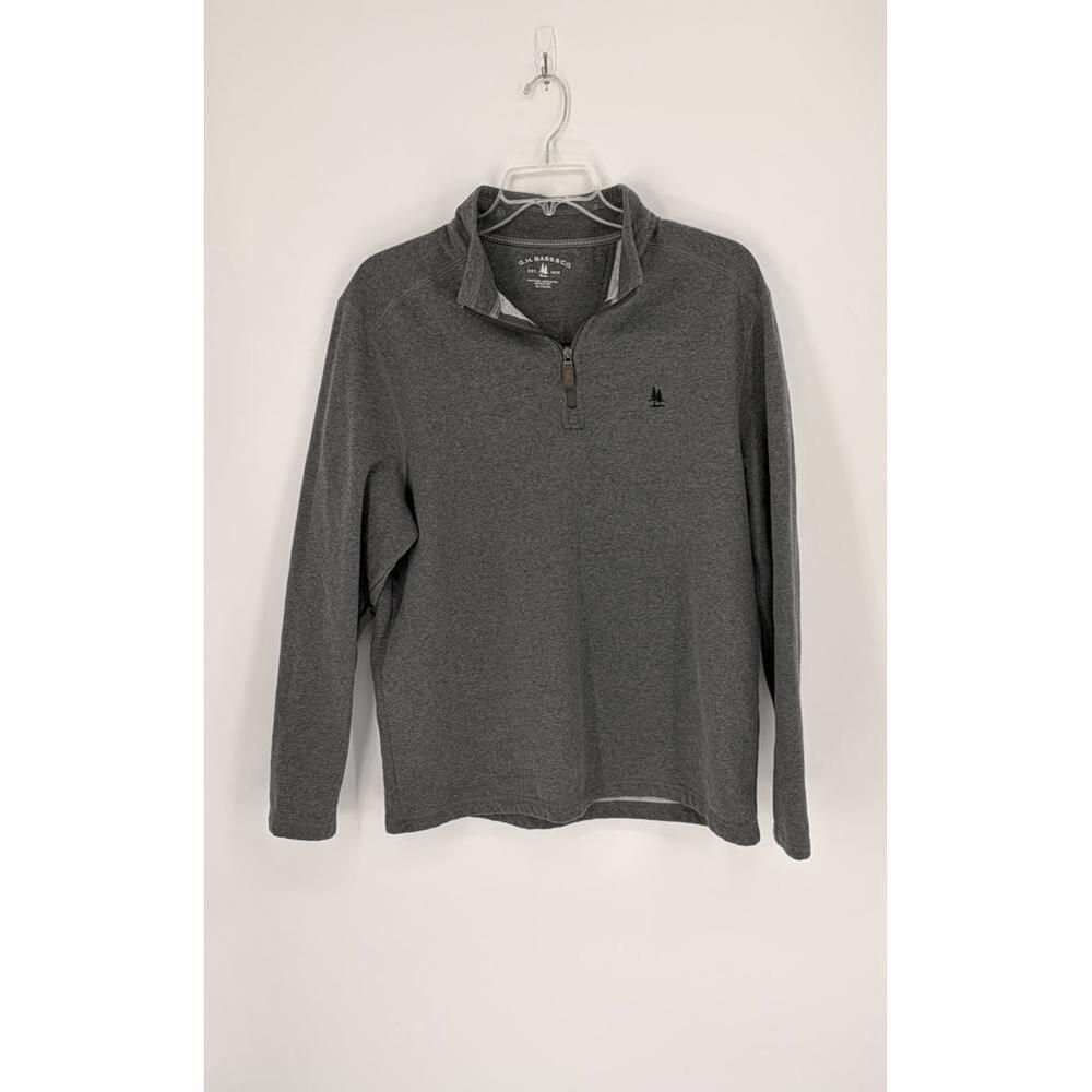 G.H. Bass & Co. Embroidered Quarter-Zip Pullover Regular XL Cotton Blend